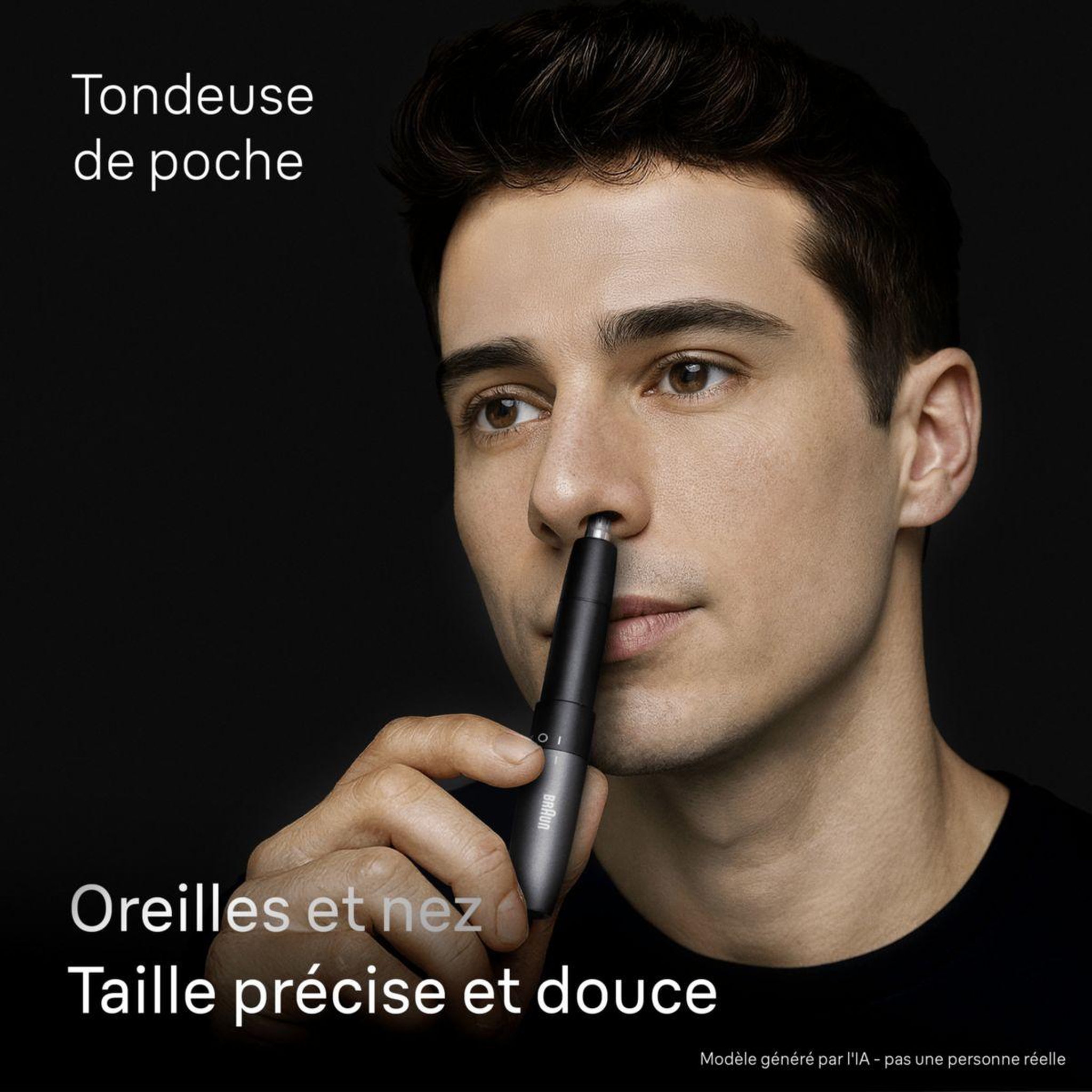 Voir la diapositive 2 : BRAUN Tondeuse nez oreilles ear & nose