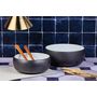 Voir la diapositive 2 : BJORN Saladier GOURMET Ø25cm et Ø29,5cm - 2 pièces - Onyx