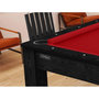 Voir la diapositive 6 : Paris Prix Table de Billard Convertible  Oregon  213cm Noir & Rouge