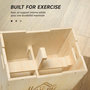 Voir la diapositive 6 : HOMCOM Box jump - box de pliométrie - boite de saut - 3 hauteurs 51/61/76H cm - charge max. 120 Kg - bois de hêtre