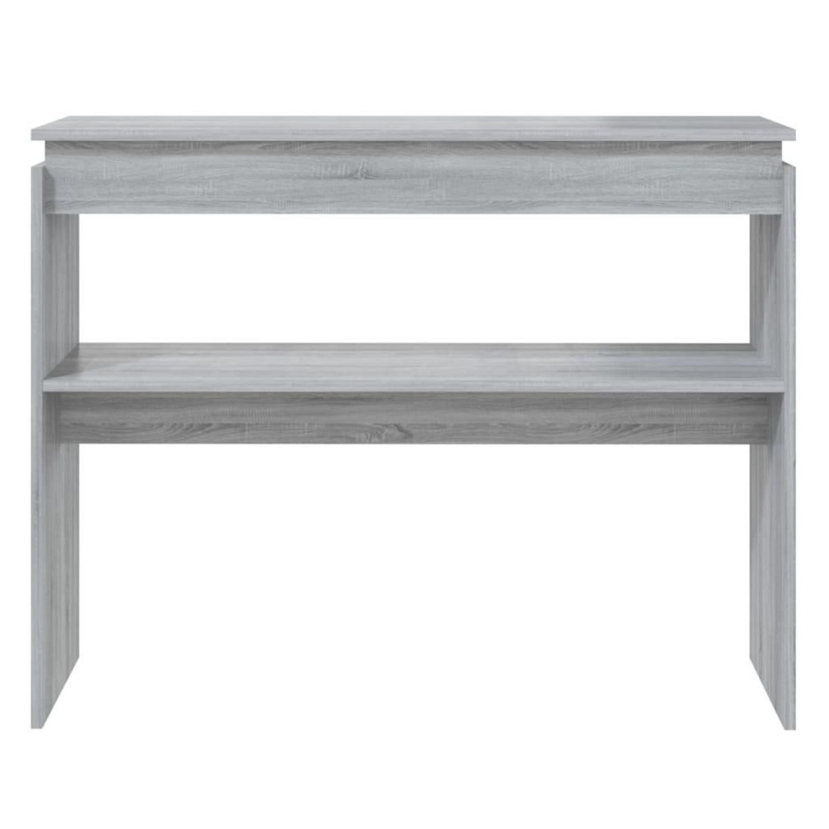 VIDAXL Table console Sonoma gris 102x30x80 cm Bois d'ingenierie