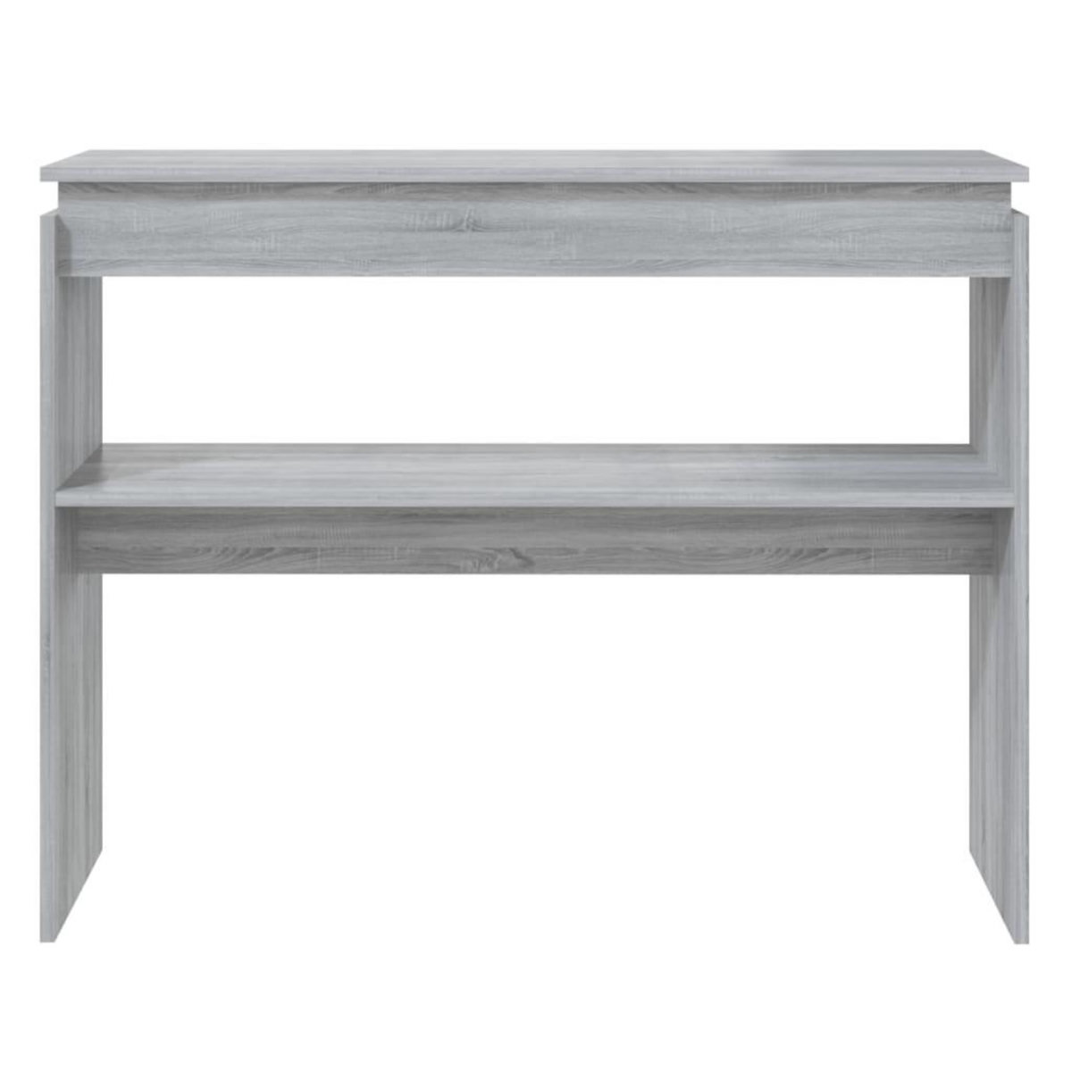 VIDAXL Table console Sonoma gris 102x30x80 cm Bois d'ingenierie