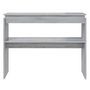 Voir la diapositive 3 : VIDAXL Table console Sonoma gris 102x30x80 cm Bois d'ingenierie