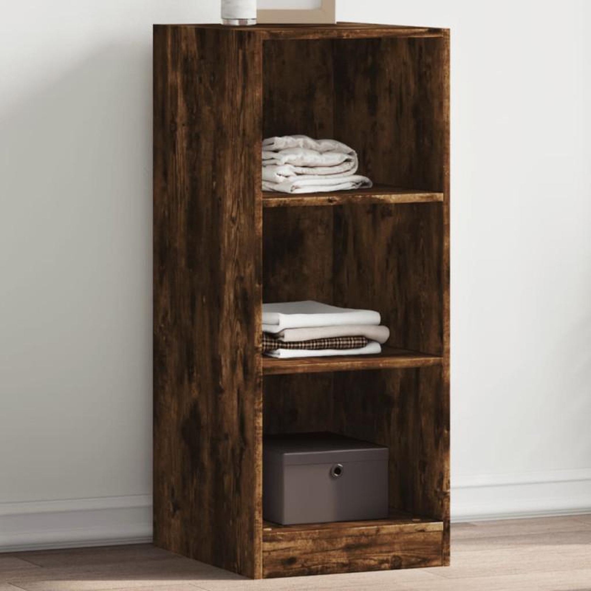 Voir la diapositive 1 : VIDAXL Garde robe chêne fumé 48x41x102 cm bois d ingénierie