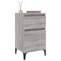 Voir la diapositive 4 : VIDAXL Tables de chevet 2 pcs sonoma gris 40x35x70 cm