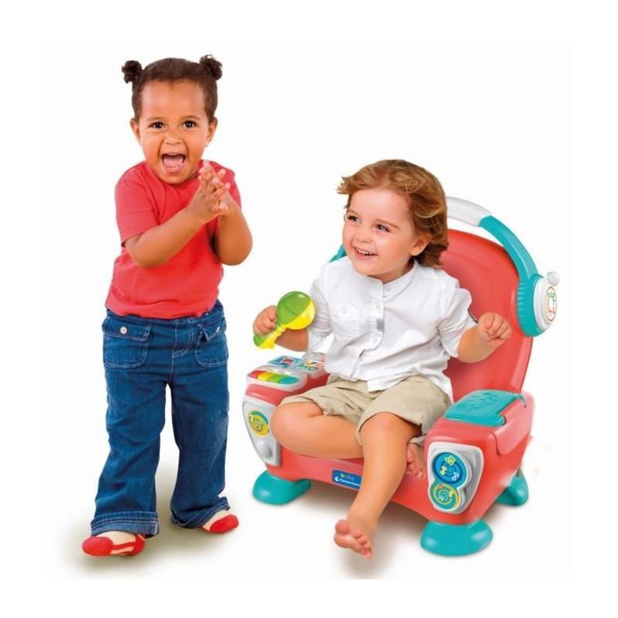 Voir la diapositive 2 : CLEMENTONI Clementoni - Symphonic, mon fauteuil a musique - 4 modes de Jeu ! Danse, Musique, Chanson et Détente