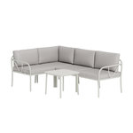 Paris Prix Salon de Jardin d'Angle  Hydra  196cm Greige