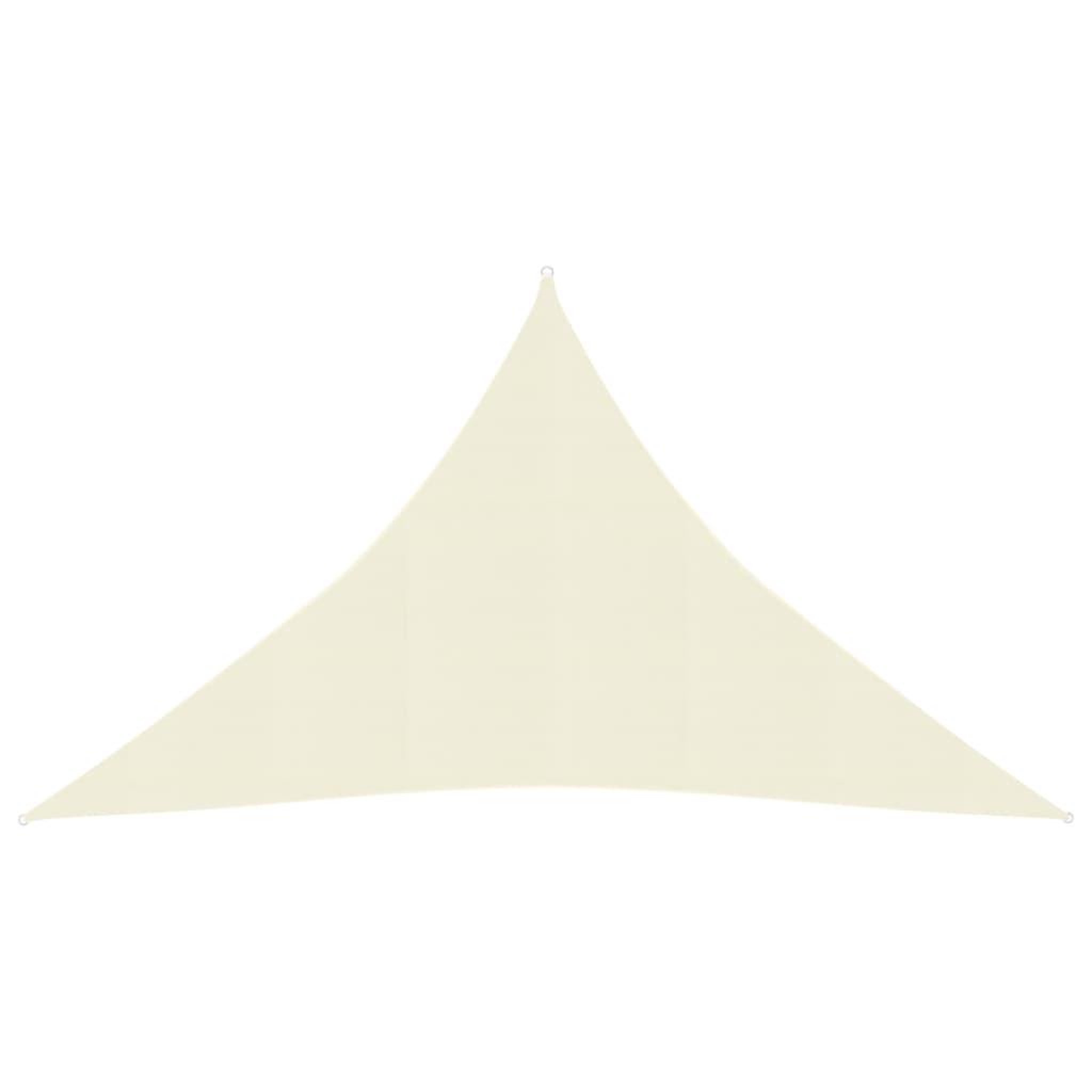 Voir la diapositive 2 : VIDAXL Voile d'ombrage 160 g/m^2 Creme 3,5x3,5x4,9 m PEHD