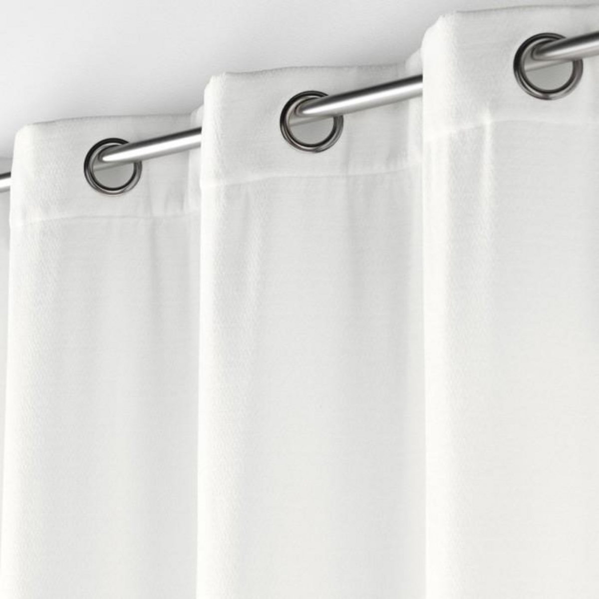 Paris Prix Rideau à Œillets en Velours  Mika  140x260cm Blanc