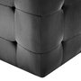Voir la diapositive 5 : VIDAXL 2 pcs Poufs Noir 30 x 30 x 30 cm Tissu velours