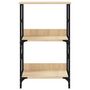 Voir la diapositive 4 : VIDAXL Bibliotheque chene sonoma 50x33x82 cm bois d'ingenierie
