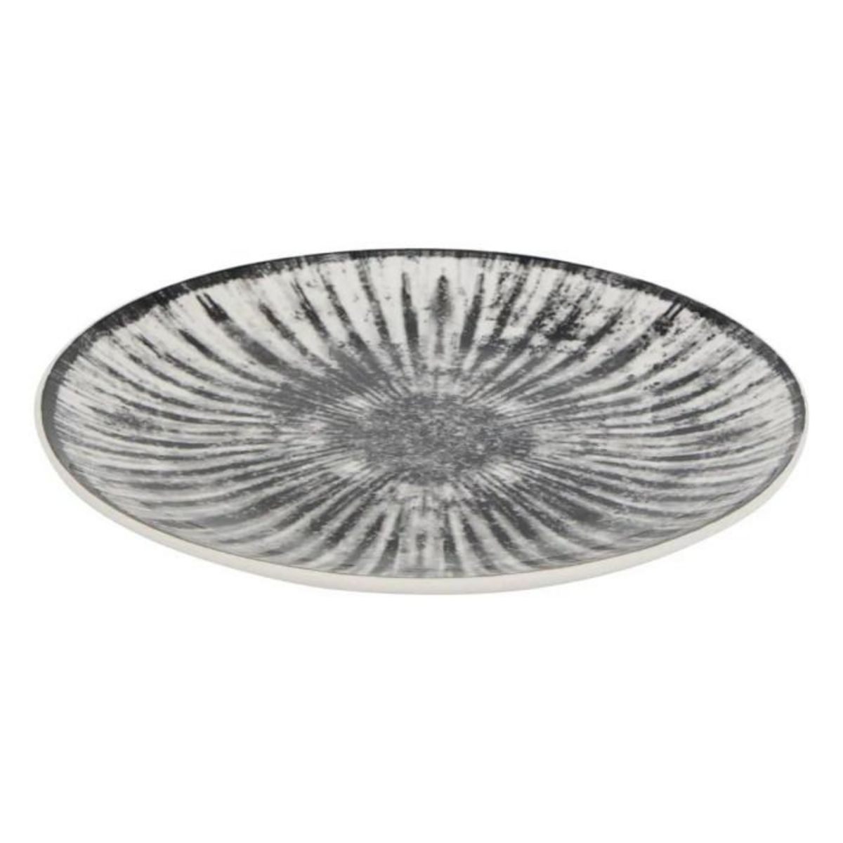 SECRET DE GOURMET Service de Table 12 Pièces  Lucie  26cm Gris