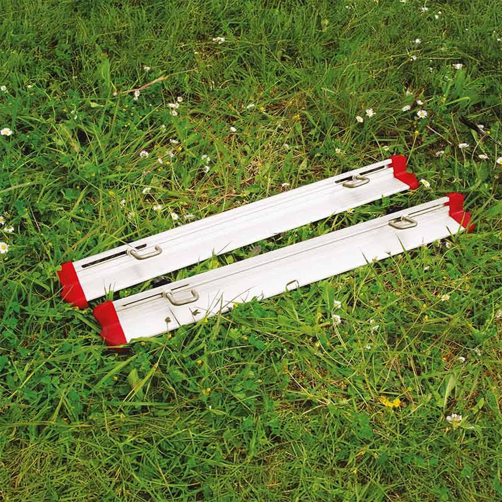 Voir la diapositive 3 : HAILO Kit de 2 rails pour escabeau universels amovibles garden hailo