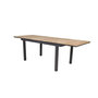 Voir la diapositive 3 : Paris Prix Table de Jardin Extensible  Mexico  180-240cm Naturel & Noir