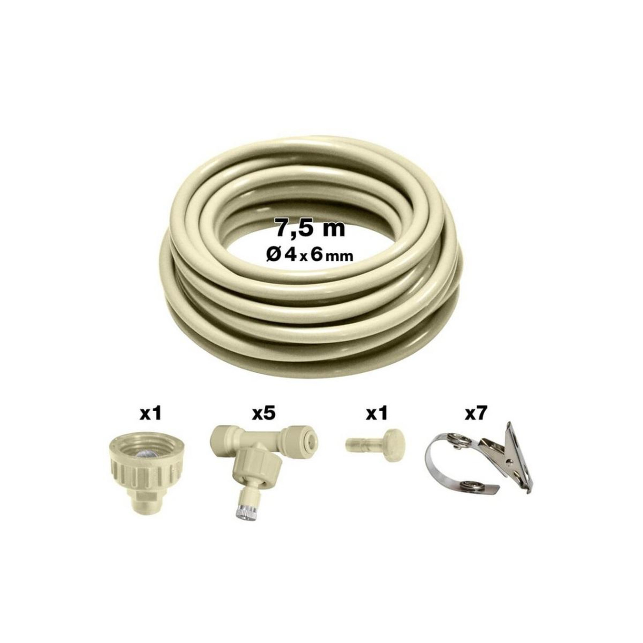 Voir la diapositive 2 : Jardibric Kit de brumisation portable 7.5m - bru051
