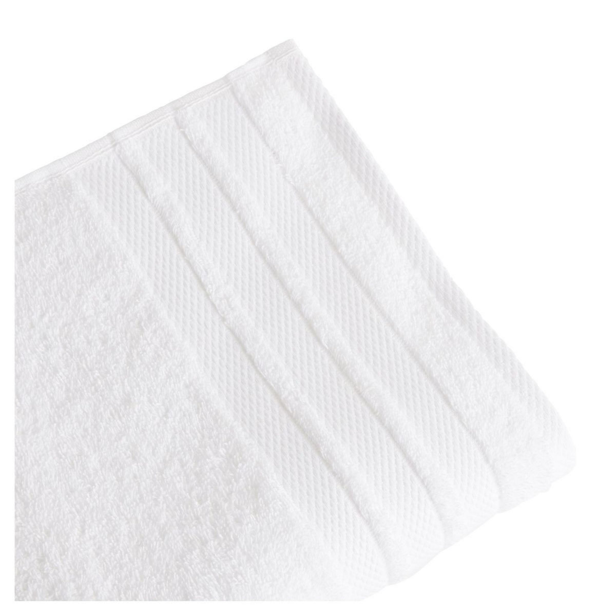 ACTUEL Serviette de toilette unie en coton 500gsm