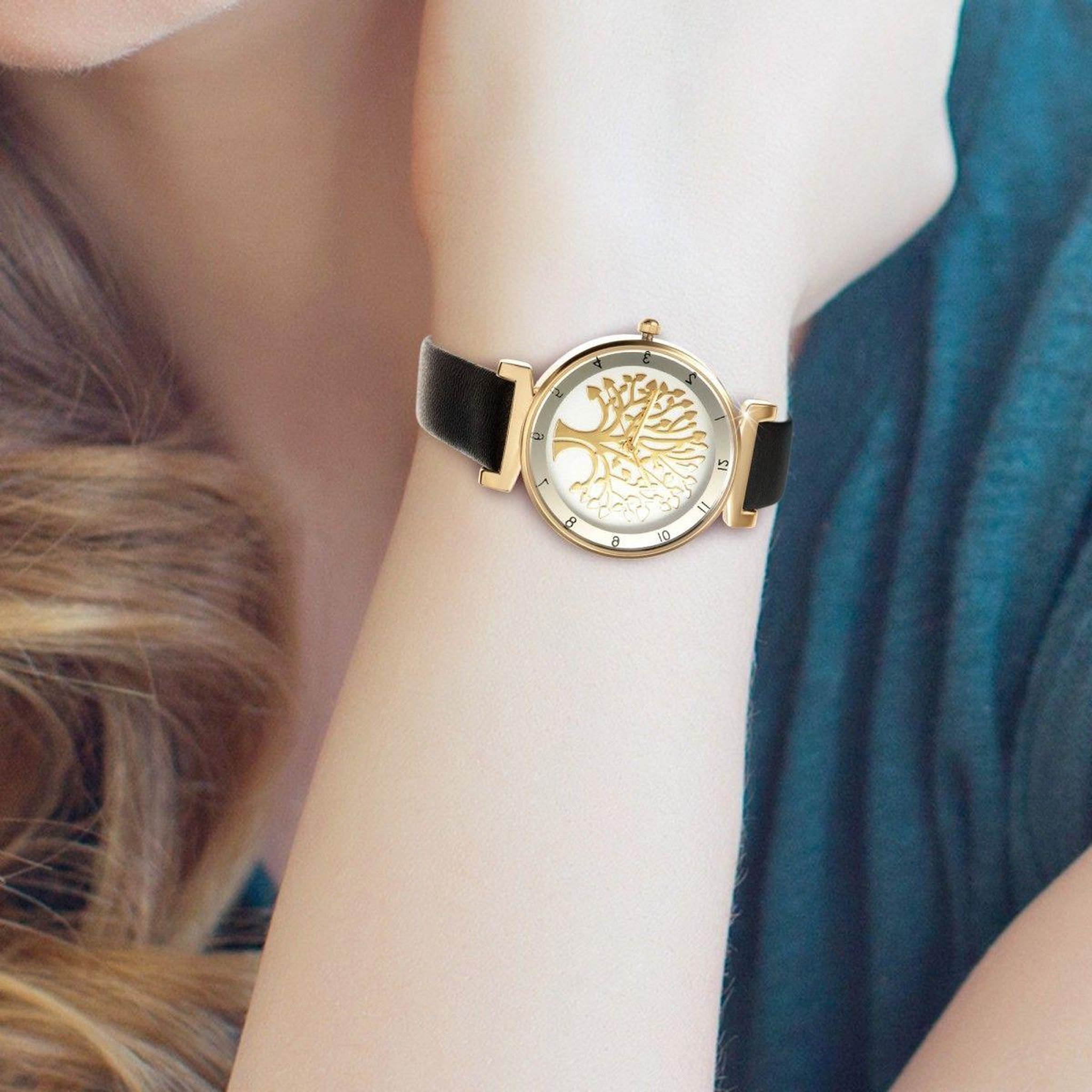 Voir la diapositive 2 : SC CRYSTAL Montre Nicole élégante SC Crystal