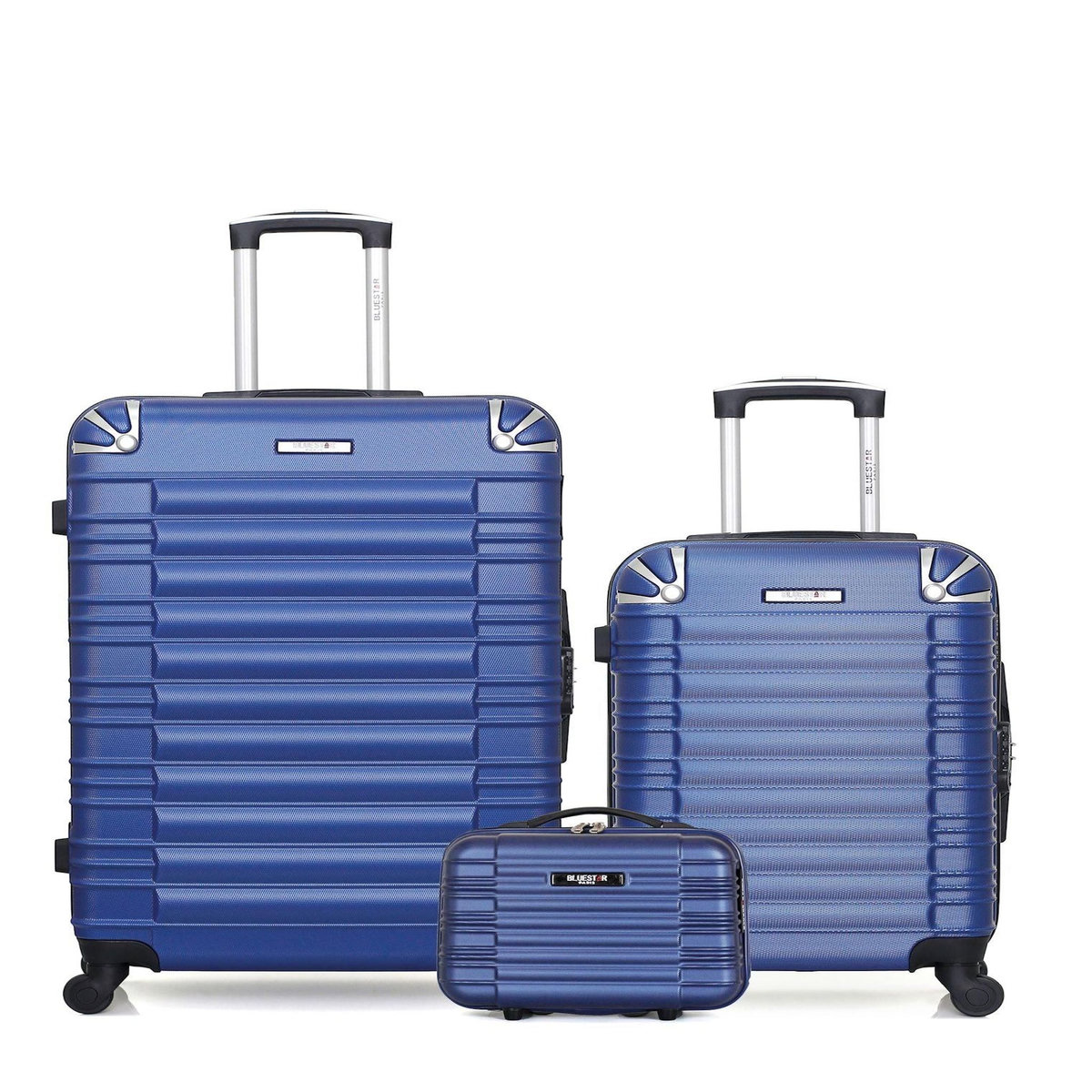 BLUESTAR BLUESTAR - LOT DE 3 - Valises grand format, cabine et vanity LIMA