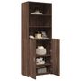 Voir la diapositive 3 : VIDAXL Buffet haut chene marron 70x42,5x185 cm bois d'ingenierie