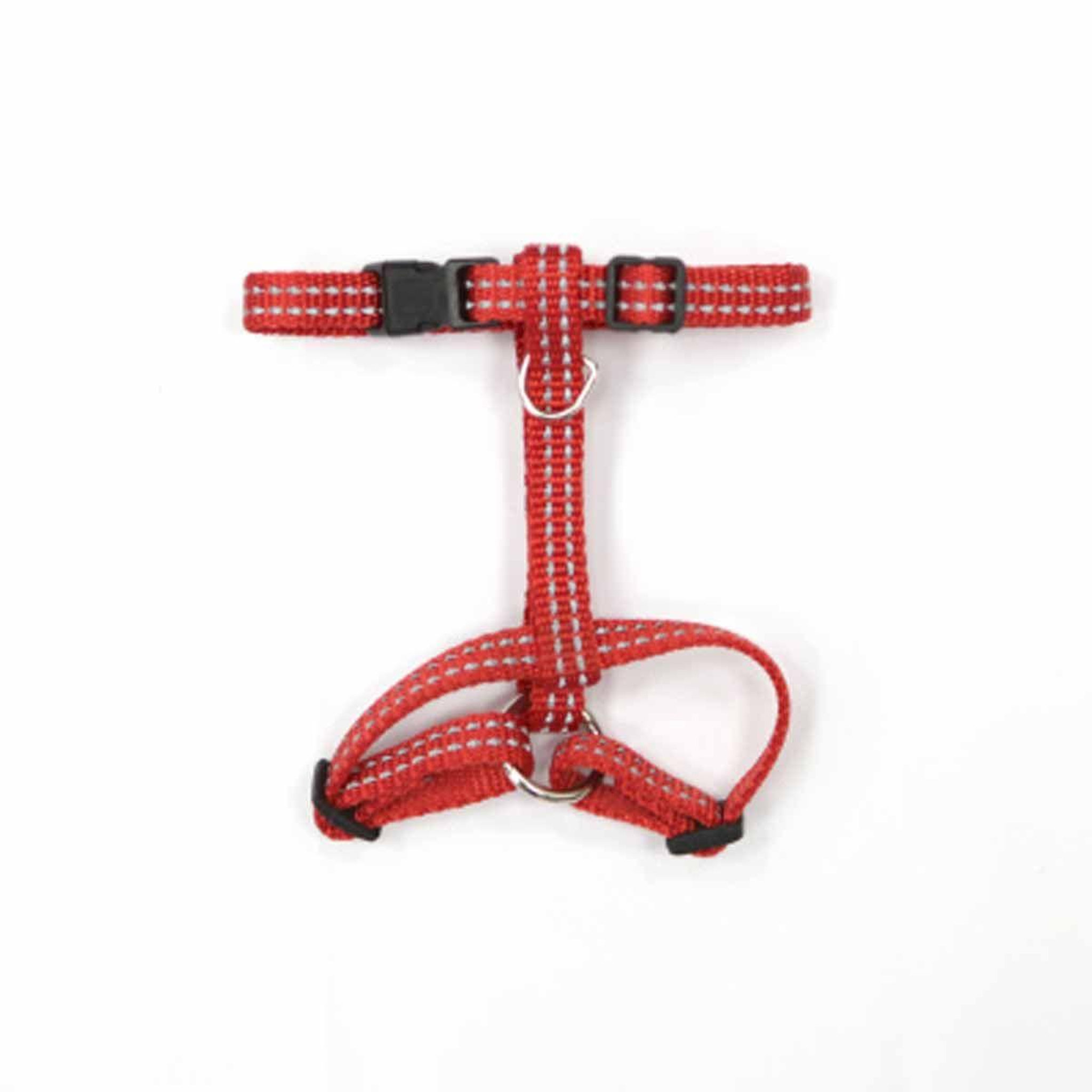 HOMEA Harnais pour chien  coutures réfléchissantes  35cm rouge
