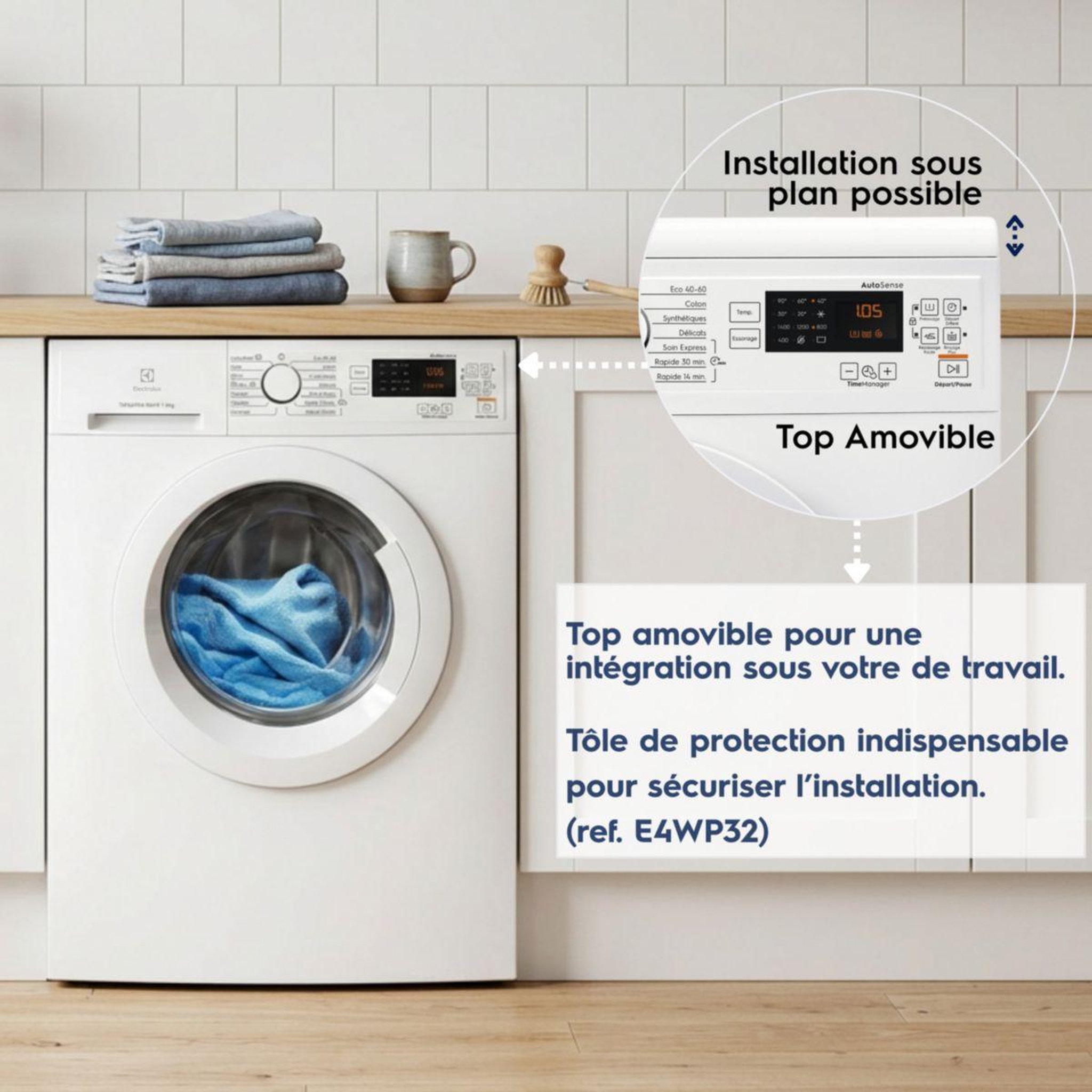Voir la diapositive 5 : ELECTROLUX Lave linge hublot ew2f6812aa