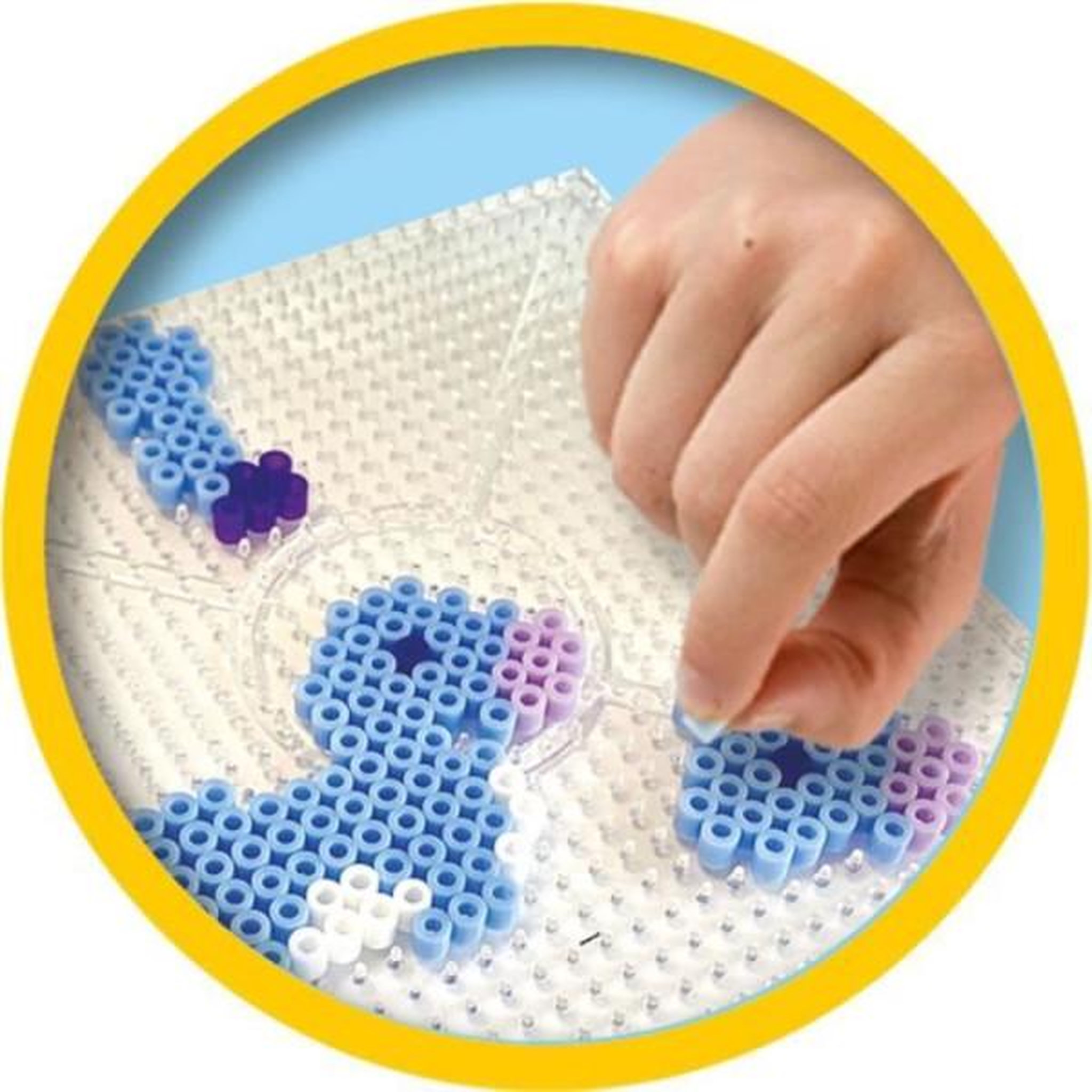 Voir la diapositive 2 : SES Creative Perles a repasser - Licornes - SES CREATIVE - Crée de superbes licornes en 3D.