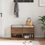 Voir la diapositive 4 : VIDAXL Banc de couloir SANDNES 87x40x50 cm bois de pin massif