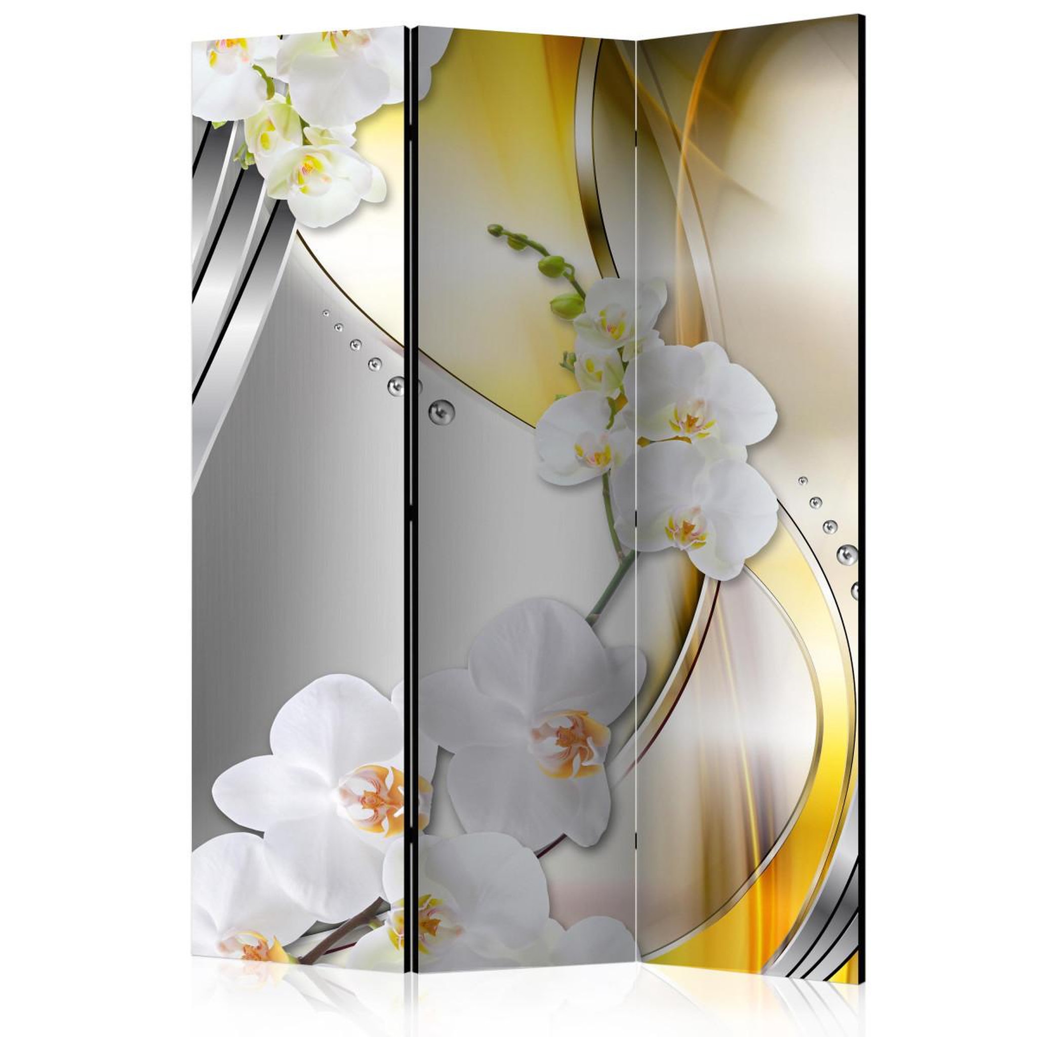 Paris Prix Paravent 3 volets  yellow journey  135x172cm