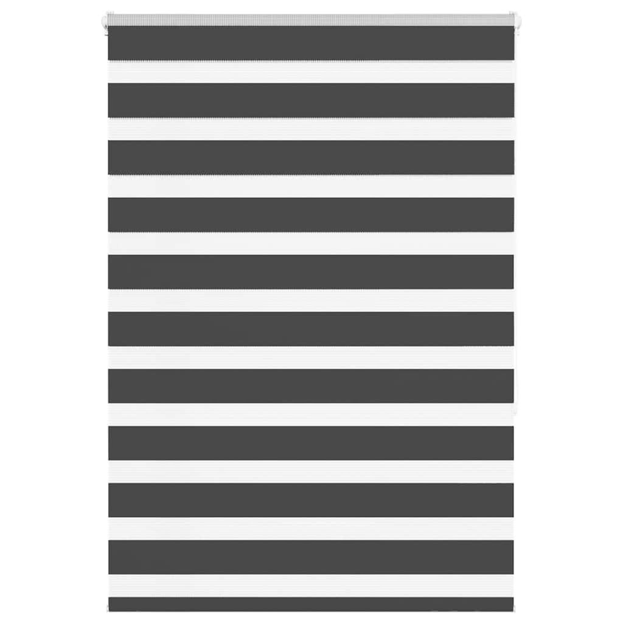 VIDAXL Store zebre noir 110x150 cm largeur du tissu 105,9 cm polyester