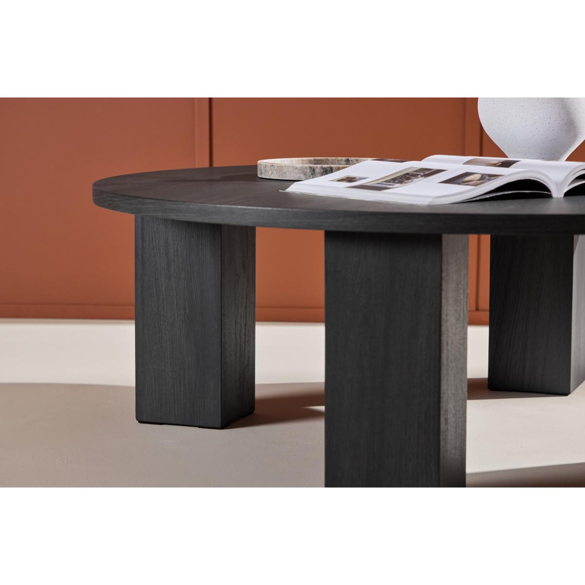 Voir la diapositive 6 : Paris Prix Table basse design  juno  120cm noir