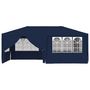 Voir la diapositive 4 : VIDAXL Tente de reception avec parois laterales 4x6 m Bleu 90 g/m^2