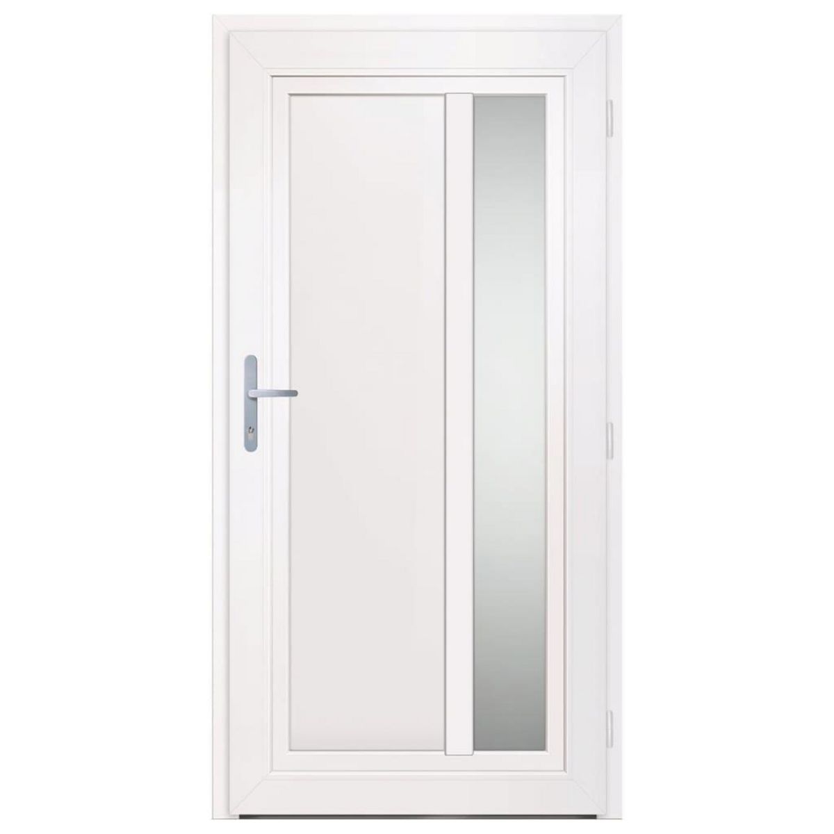 VIDAXL Porte d'entree anthracite 98x200 cm PVC