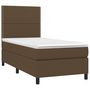 Voir la diapositive 3 : VIDAXL Sommier a lattes de lit et matelas et LED Marron fonce 80x200cm