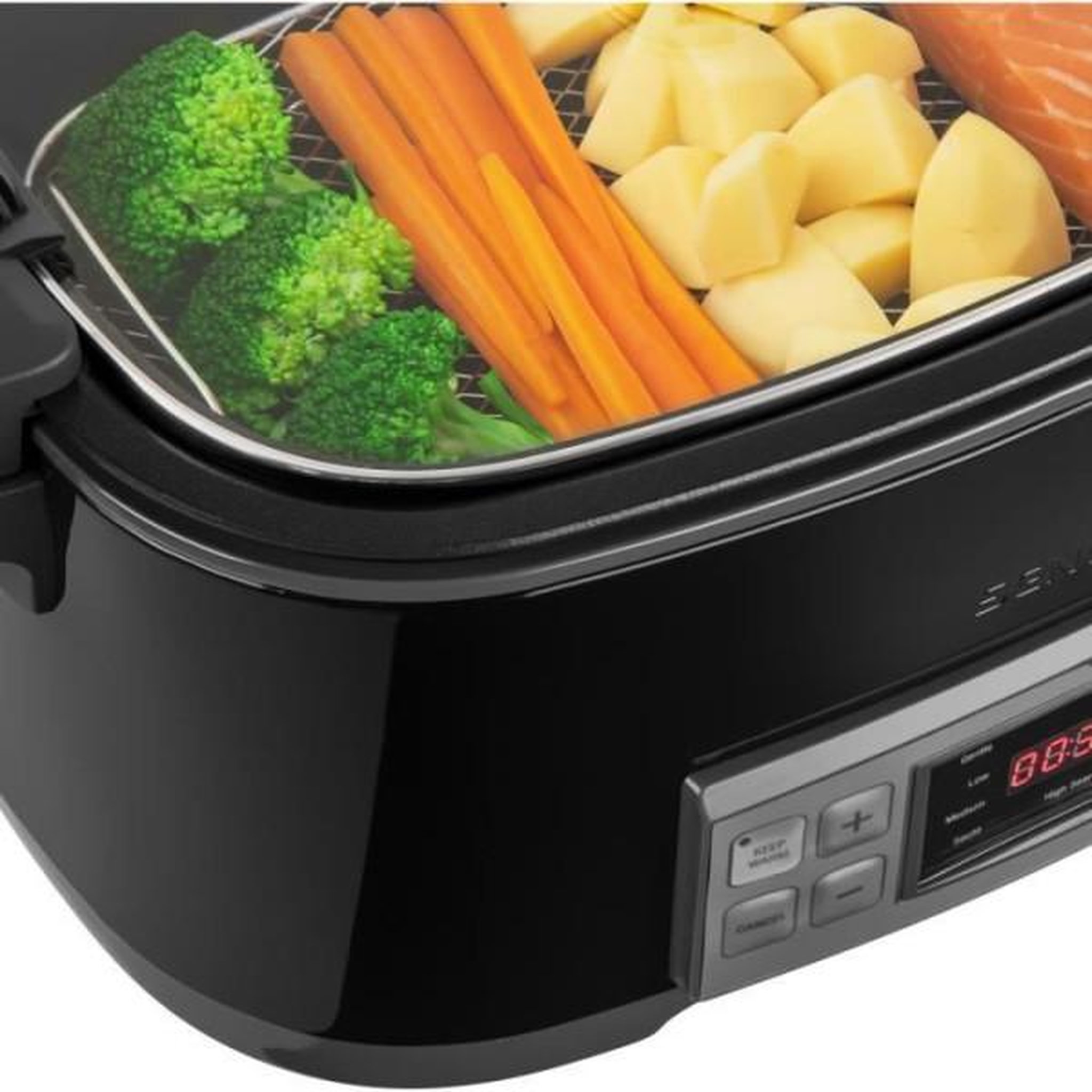 Voir la diapositive 5 : MARKET24 Mijoteuse - SENCOR - SPR-5508BK - 1350 W - 6 L - Noir