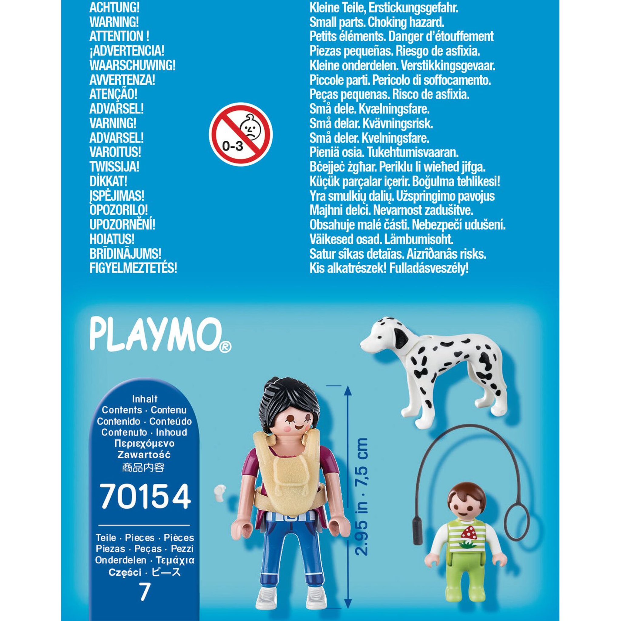 Voir la diapositive 2 : PLAYMOBIL 70154 Maman avec Bébé et chien