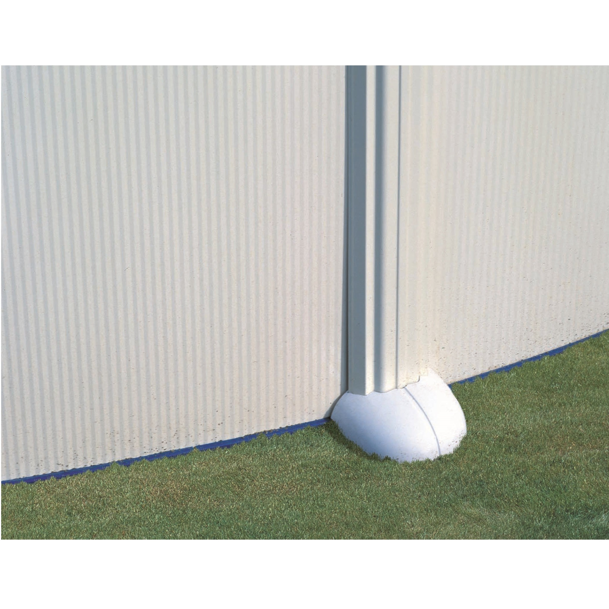 Voir la diapositive 4 : GRE Piscine hors sol acier ronde - Blanche - 4,80 x 1,32 m - ATLANTIS