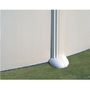 Voir la diapositive 4 : GRE Piscine hors sol acier ronde - Blanche - 4,80 x 1,32 m - ATLANTIS