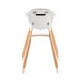 Voir la diapositive 5 : KINDERKRAFT Chaise haute évolutive 2 en 1 Sienna