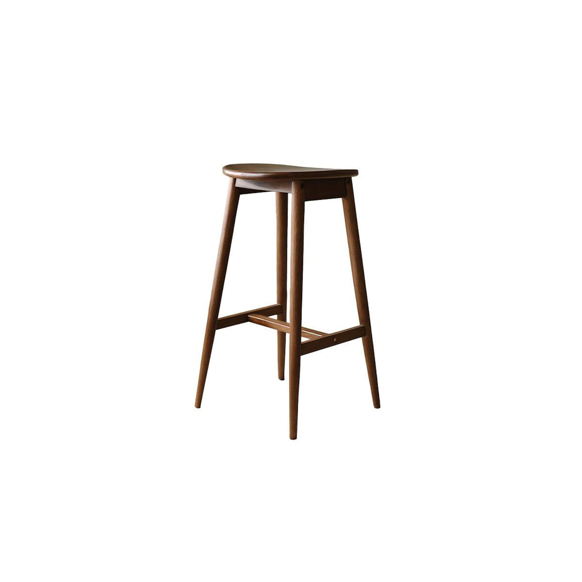 Paris Prix Tabouret de Bar en Bois  Orust  77cm Moka