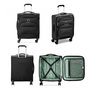 Voir la diapositive 3 : Delsey Valise cabine souple SkyMax 2.0 TSA 55cm