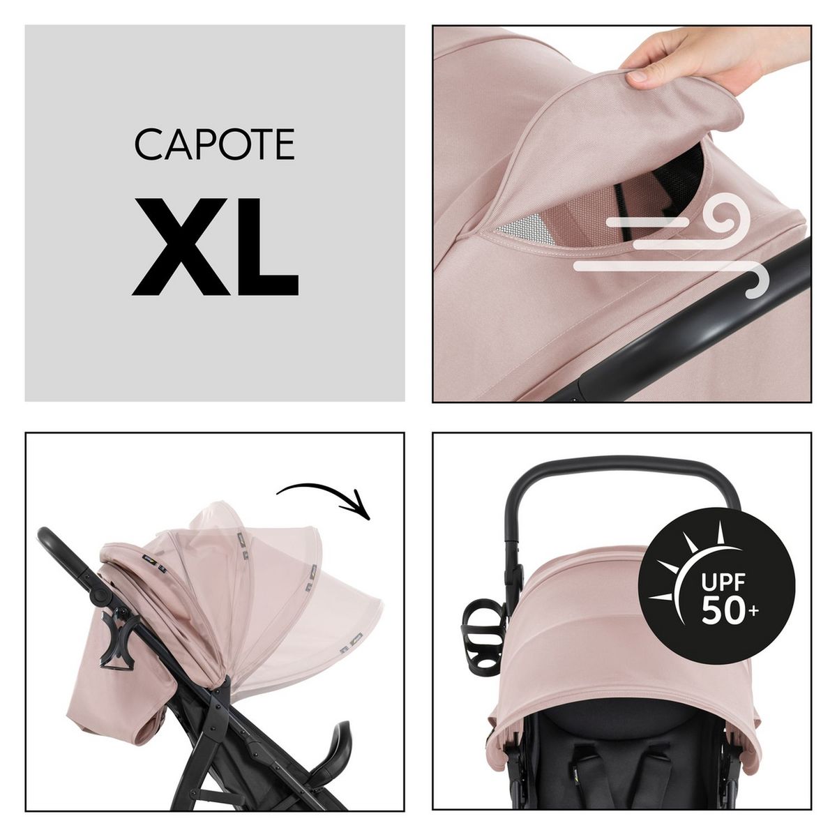 HAUCK Poussette citadine Rapid 4D