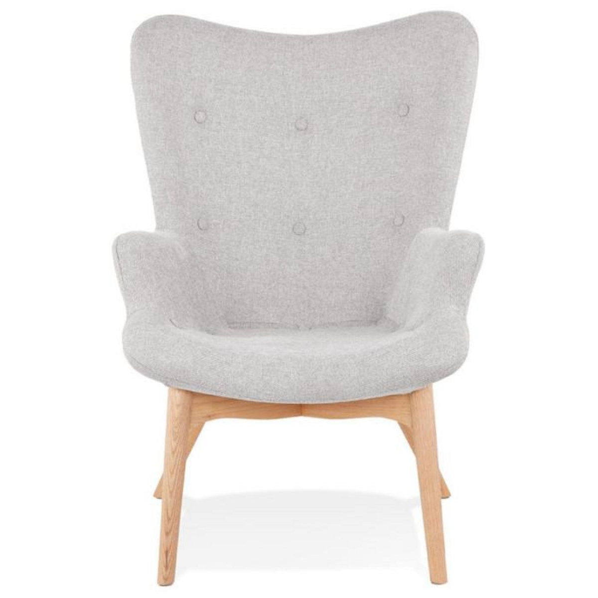 Paris Prix Fauteuil Design Scandinave  Ticao  93cm Gris
