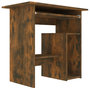 Voir la diapositive 4 : VIDAXL Bureau Chene fume 80x45x74 cm Bois d'ingenierie
