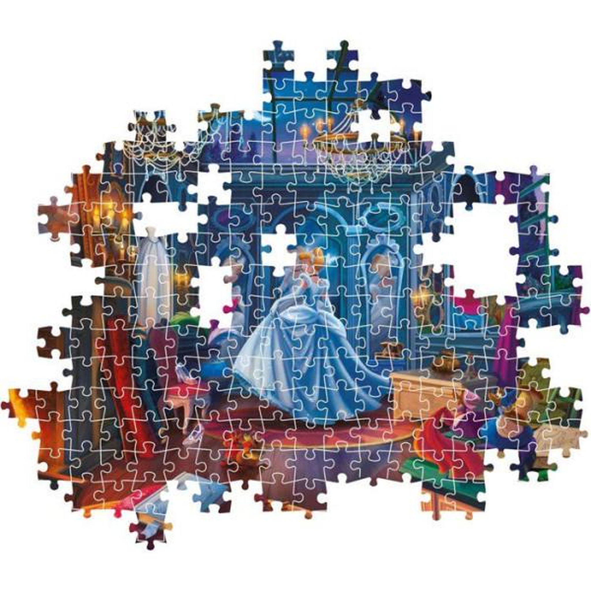 Voir la diapositive 4 : CLEMENTONI Puzzle enfant 500 pièces – Ever After Cinderella – Clementoni