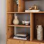 Voir la diapositive 4 : IDIMEX Buffet haut SIMONA H 188 cm en bois massif