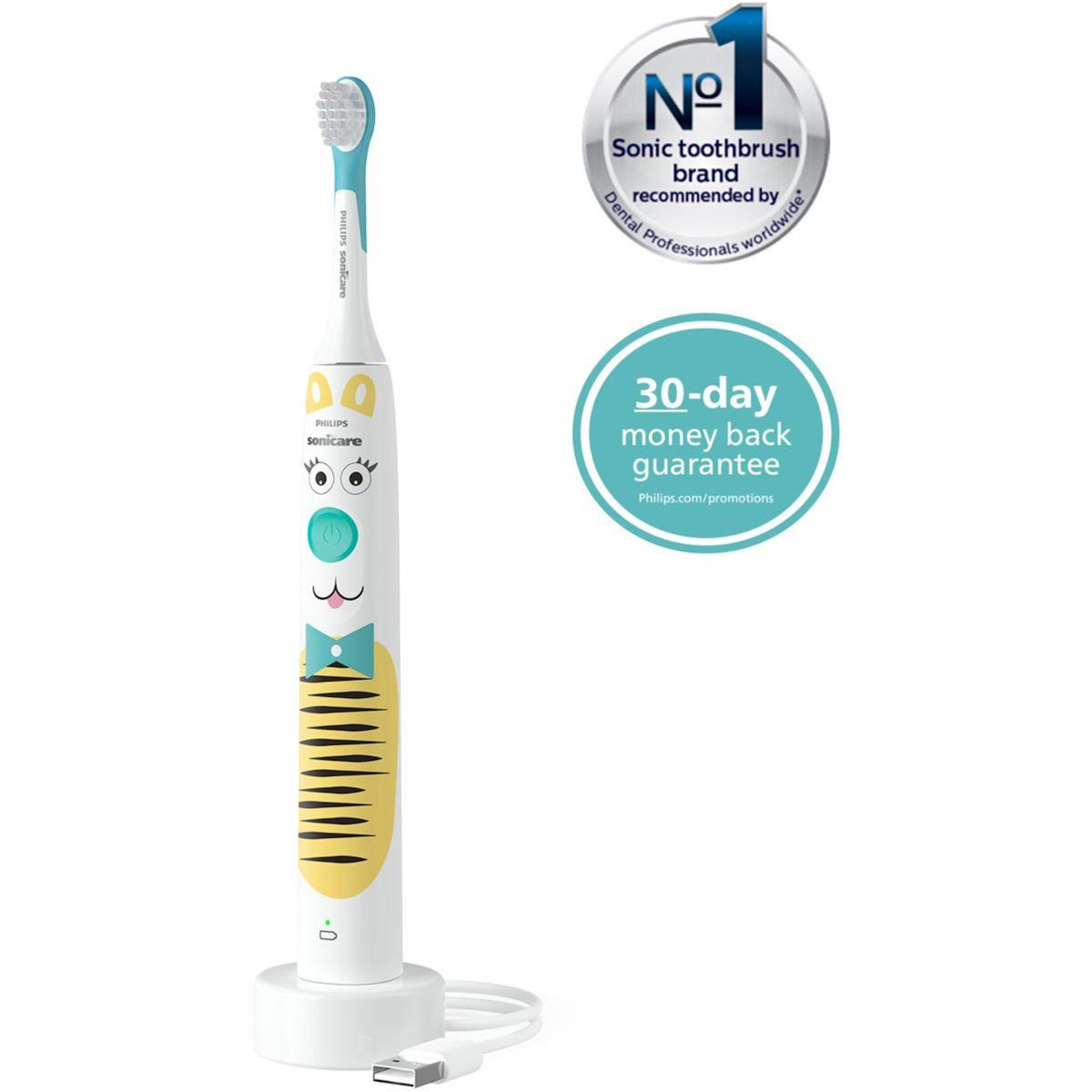 Philips Brosse à dents électrique Sonicare HX3601/01 pour enfants