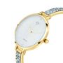 Voir la diapositive 3 : SC CRYSTAL Montre Nola SC Crystal ornée de 4 Cristaux scintillants