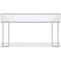Voir la diapositive 3 : Paris Prix Console Design  Miravo  119cm Transparent & Argent