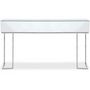 Voir la diapositive 3 : Paris Prix Console Design  Miravo  119cm Transparent & Argent