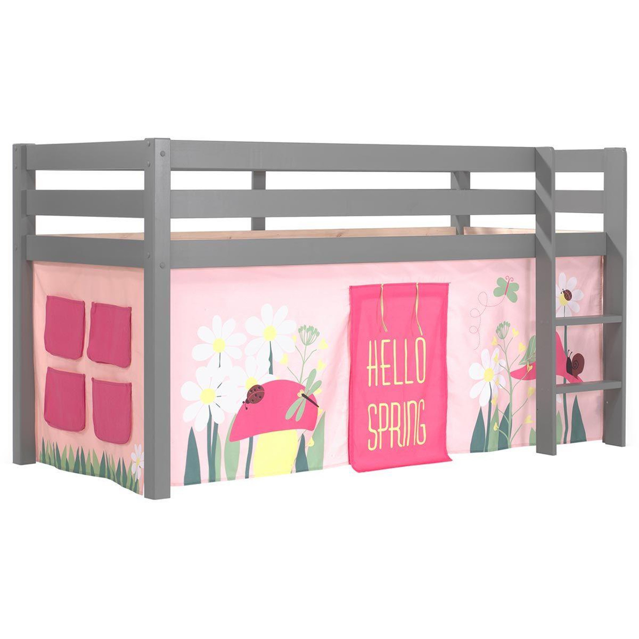 Voir la diapositive 1 : Paris Prix Lit enfant  pino spring  gris